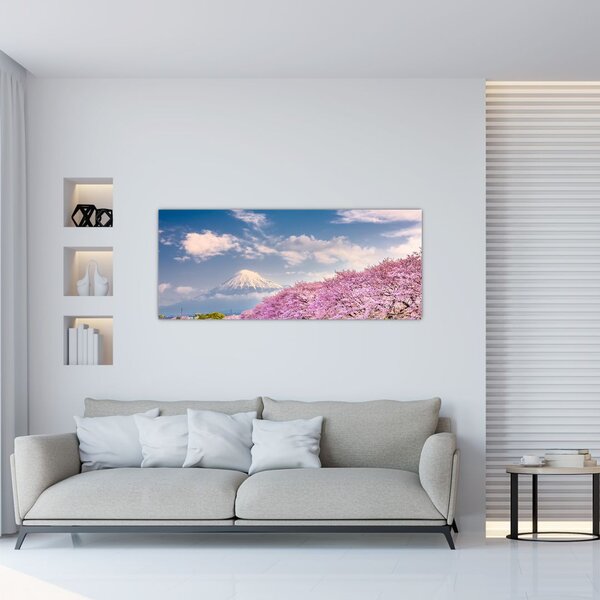 Slika - Japanski proljetni krajolik (120x50 cm)