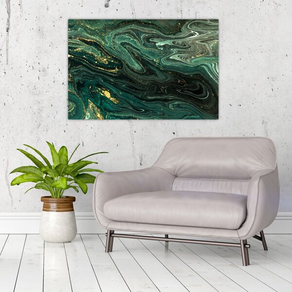 Slika - Zeleni mramor (90x60 cm)