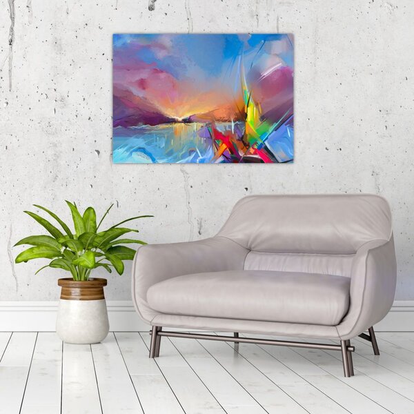 Slika - Zalazak sunca (70x50 cm)