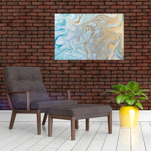 Slika - Plavi mramor (90x60 cm)