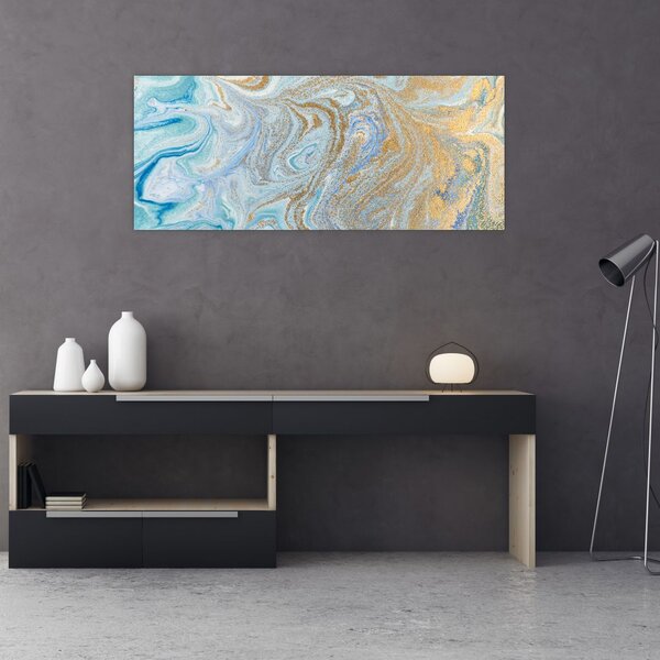 Slika - Plavi mramor (120x50 cm)