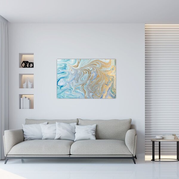Slika - Plavi mramor (90x60 cm)