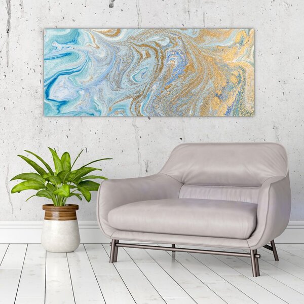 Slika - Plavi mramor (120x50 cm)