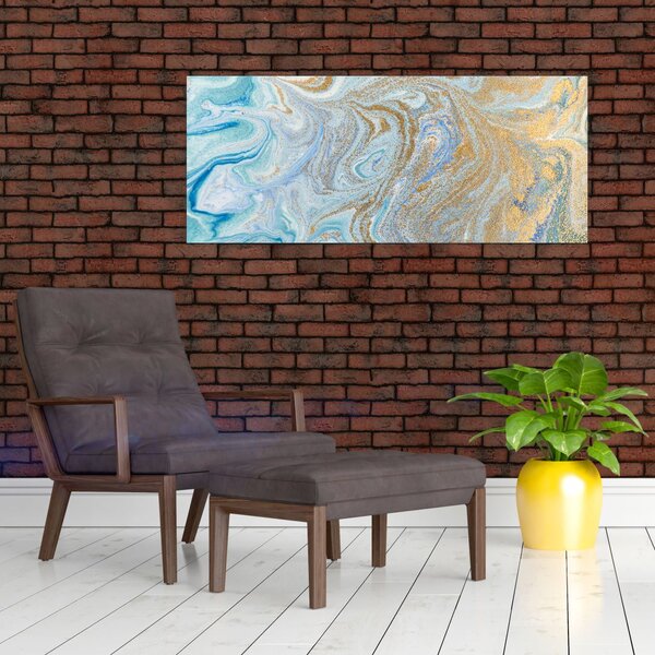 Slika - Plavi mramor (120x50 cm)