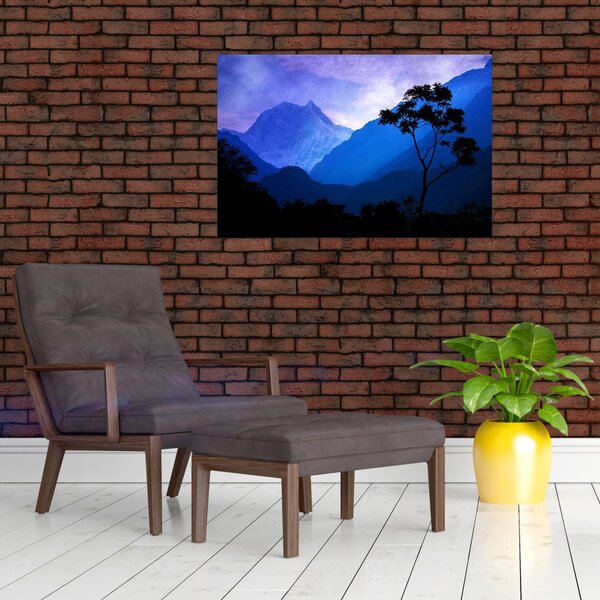 Slika - Noćno nebo u Nepalu (90x60 cm)