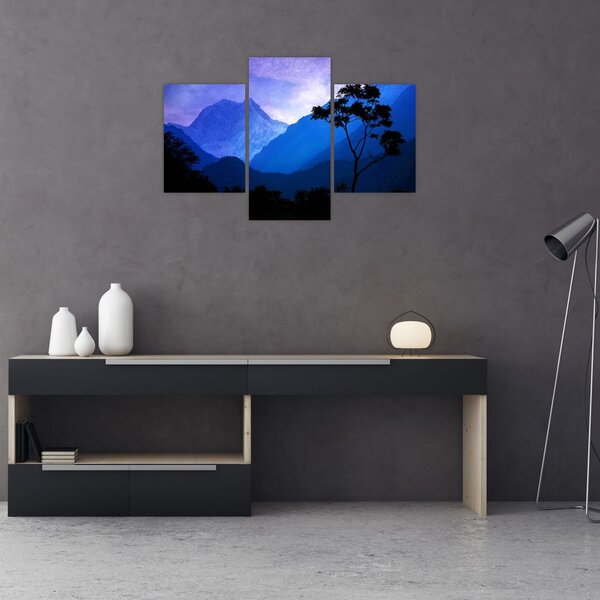 Slika - Noćno nebo u Nepalu (90x60 cm)