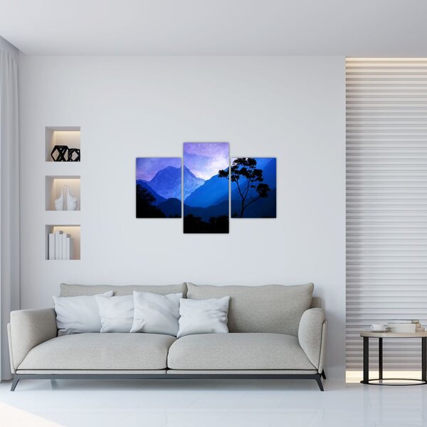 Slika - Noćno nebo u Nepalu (90x60 cm)
