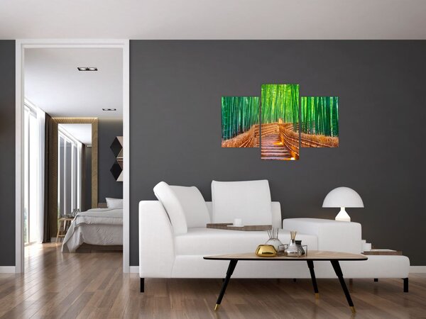 Slika - Šuma japanskog bambusa (90x60 cm)
