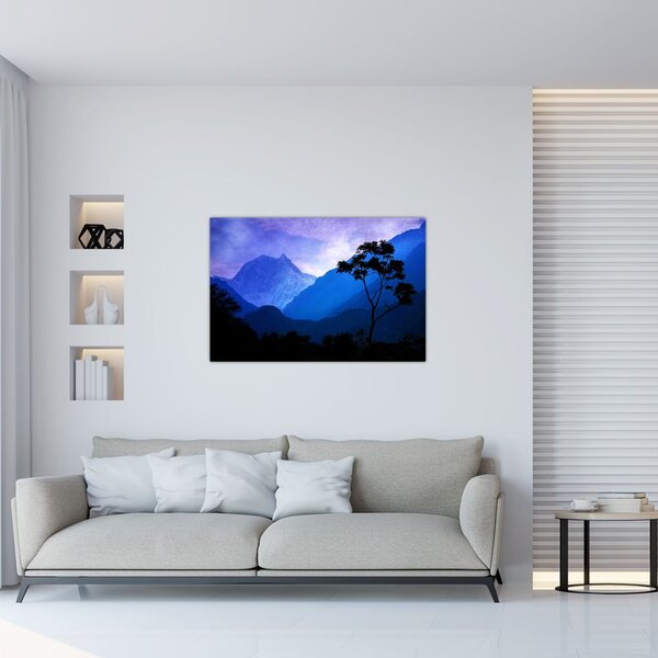 Slika - Noćno nebo u Nepalu (90x60 cm)
