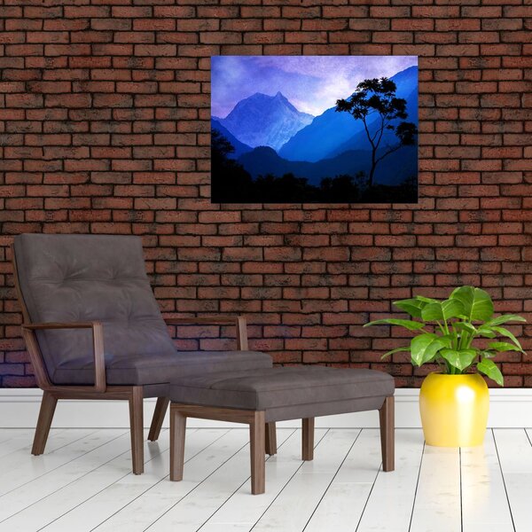 Slika - Noćno nebo u Nepalu (70x50 cm)