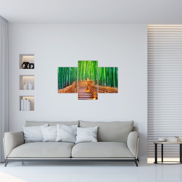 Slika - Šuma japanskog bambusa (90x60 cm)