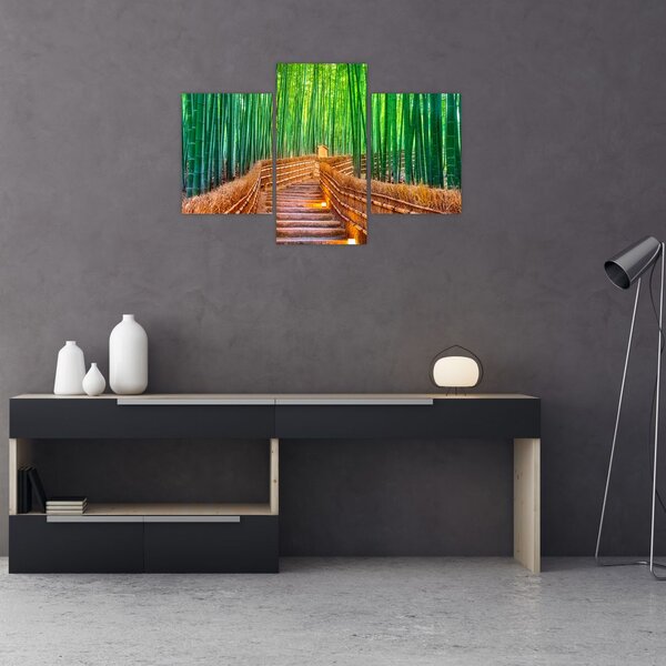 Slika - Šuma japanskog bambusa (90x60 cm)