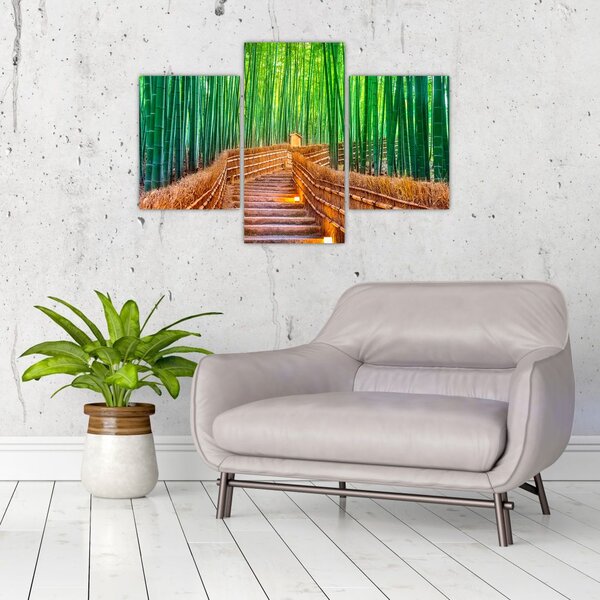 Slika - Šuma japanskog bambusa (90x60 cm)