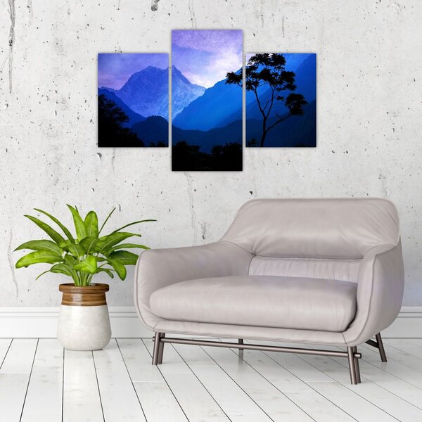 Slika - Noćno nebo u Nepalu (90x60 cm)