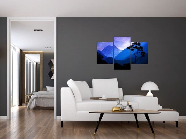 Slika - Noćno nebo u Nepalu (90x60 cm)
