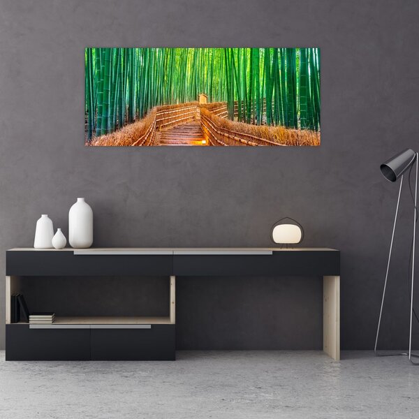 Slika - Šuma japanskog bambusa (120x50 cm)