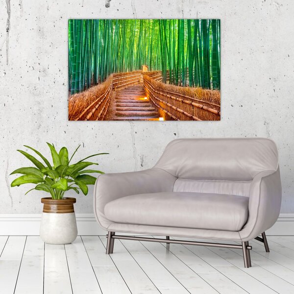 Slika - Šuma japanskog bambusa (90x60 cm)