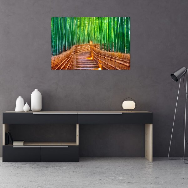 Slika - Šuma japanskog bambusa (90x60 cm)