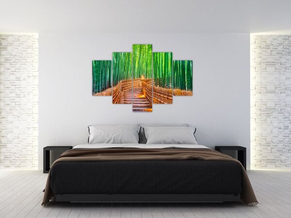 Slika - Šuma japanskog bambusa (150x105 cm)
