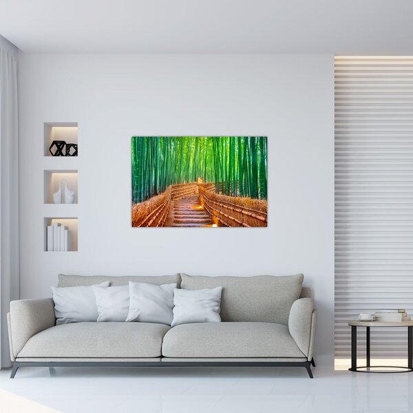 Slika - Šuma japanskog bambusa (90x60 cm)