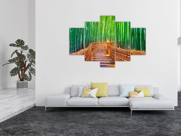 Slika - Šuma japanskog bambusa (150x105 cm)