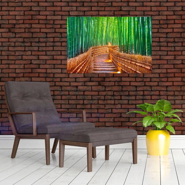 Slika - Šuma japanskog bambusa (90x60 cm)