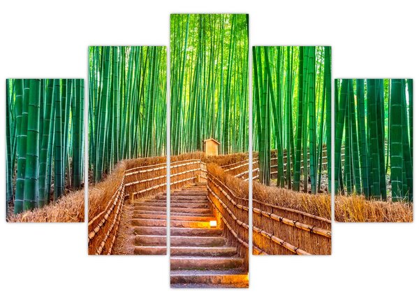 Slika - Šuma japanskog bambusa (150x105 cm)