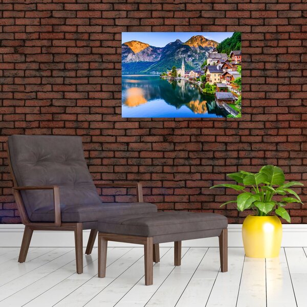 Slika - Alpsko selo (70x50 cm)