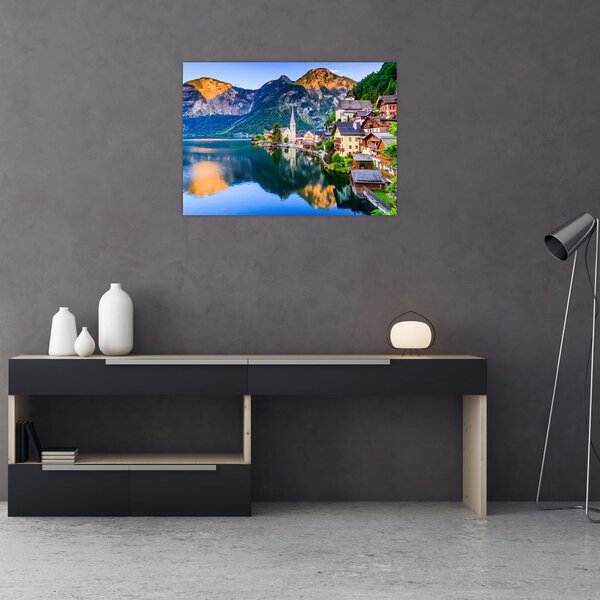 Slika - Alpsko selo (70x50 cm)