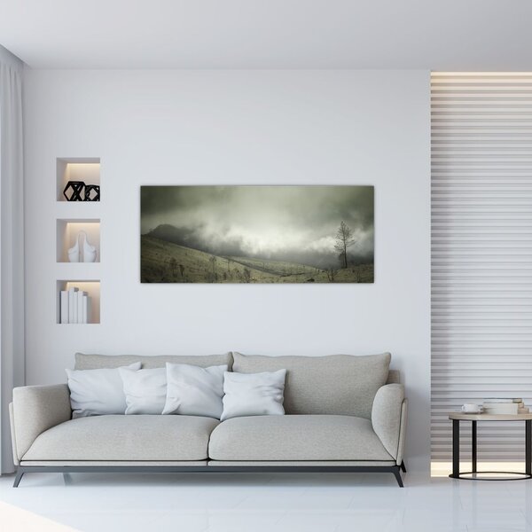 Slika - Krajolik prije oluje (120x50 cm)