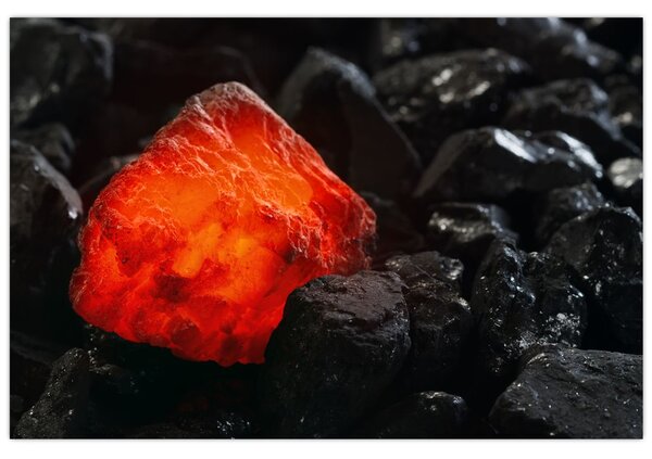 Slika - užareni mineral (90x60 cm)