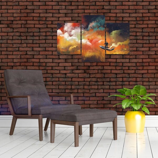 Slika - Čovjek koji plovi svemirom (90x60 cm)