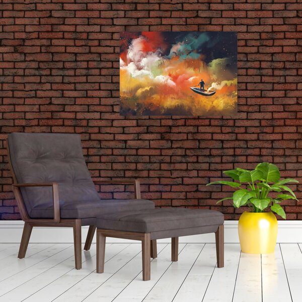Slika - Čovjek koji plovi svemirom (70x50 cm)