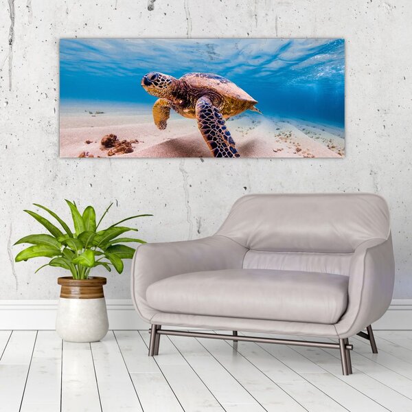 Slika - Kornjača u oceanu (120x50 cm)