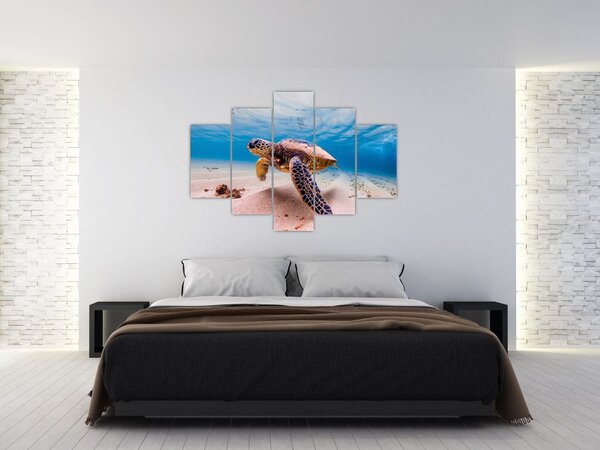 Slika - Kornjača u oceanu (150x105 cm)