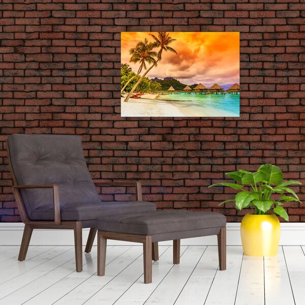Slika - Otok Bora Bora (70x50 cm)