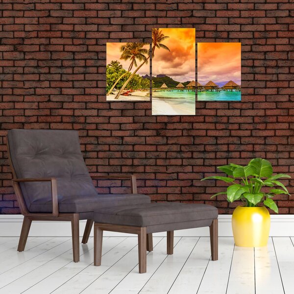 Slika - Otok Bora Bora (90x60 cm)