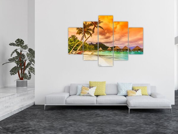 Slika - Otok Bora Bora (150x105 cm)