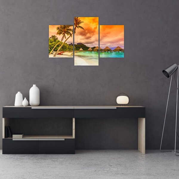 Slika - Otok Bora Bora (90x60 cm)