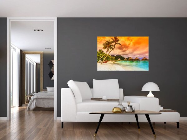Slika - Otok Bora Bora (90x60 cm)