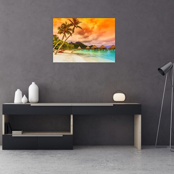 Slika - Otok Bora Bora (70x50 cm)