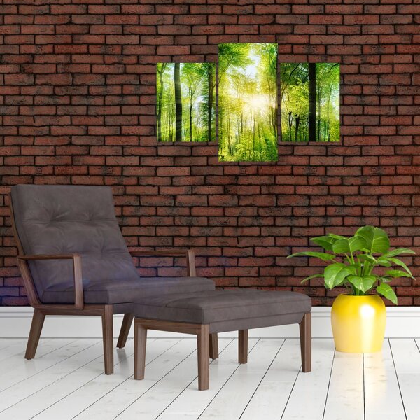Slika - Zora u šumi (90x60 cm)