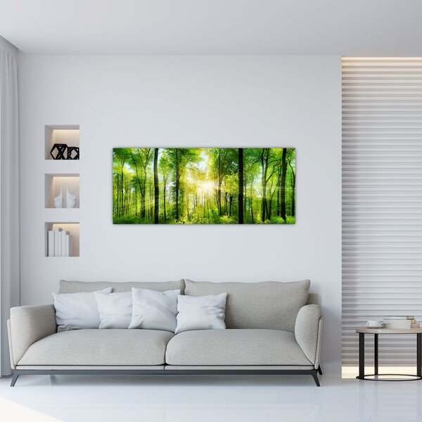 Slika - Zora u šumi (120x50 cm)