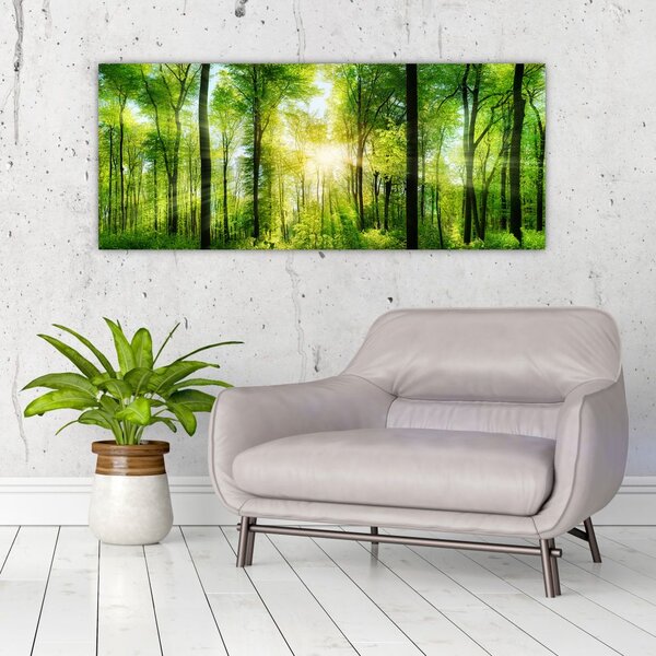 Slika - Zora u šumi (120x50 cm)