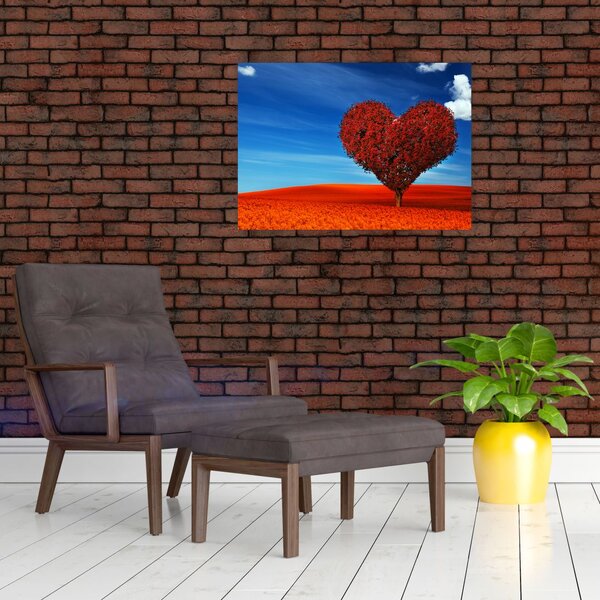 Slika - Stablo u obliku srca (70x50 cm)