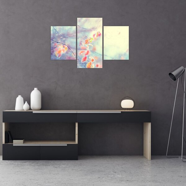 Slika - Listići u ledu (90x60 cm)