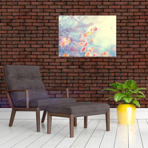 Slika - Listići u ledu (70x50 cm)