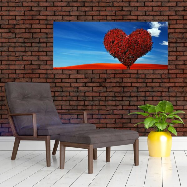Slika - Stablo u obliku srca (120x50 cm)