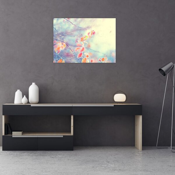 Slika - Listići u ledu (70x50 cm)