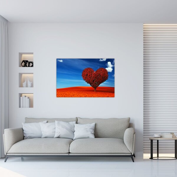Slika - Stablo u obliku srca (90x60 cm)